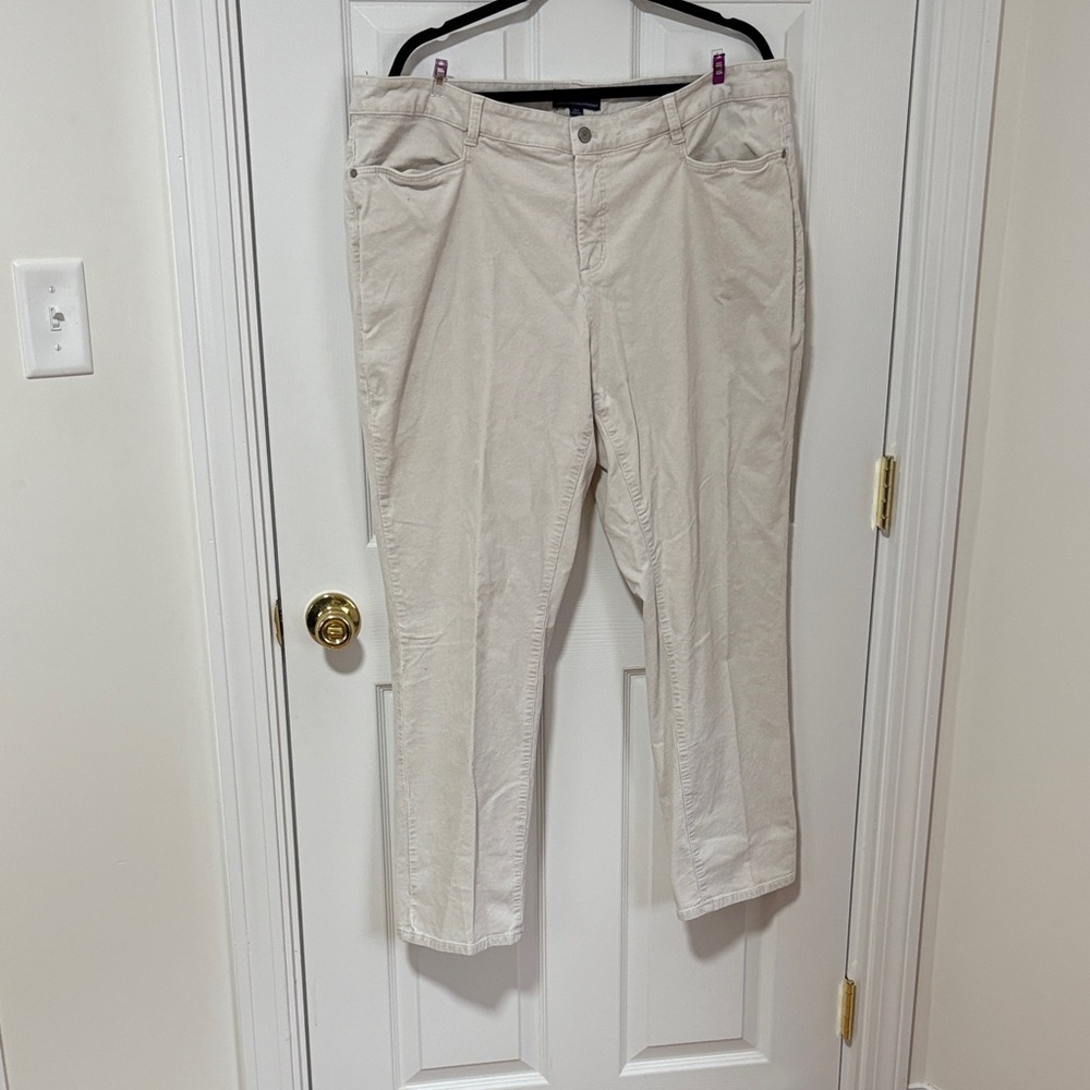 Talbots Cream Casual Pants